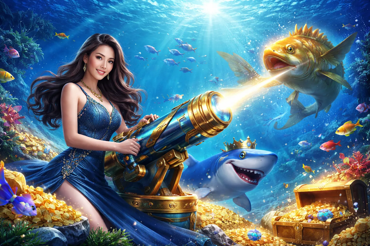Thế giới bắn cá sống động tại HY88