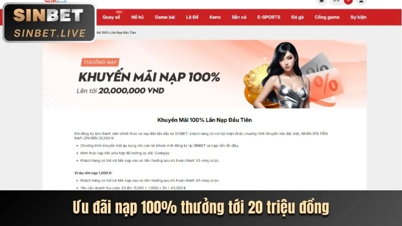 Hình ảnh tổng quan về Sinbet, nền tảng cá cược trực tuyến uy tín được hy88 giới thiệu, với giao diện hiện đại và các trò chơi hấp dẫn.
